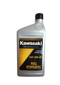 Моторное масло для 4Т двигателей Kawasaki Performance Oils 4-Stroke Engine Oil Full Synthetic SAE 10w40 (0,946л)